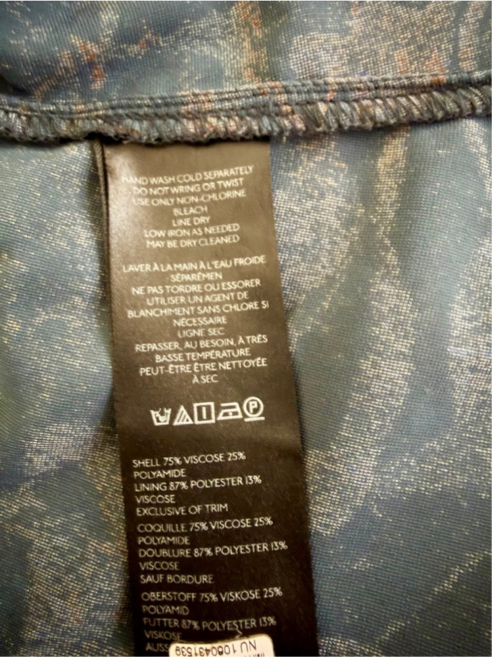 PILCRO Velvet Flyaway Top Boho Chic Feminine Small - Picture 8 of 8